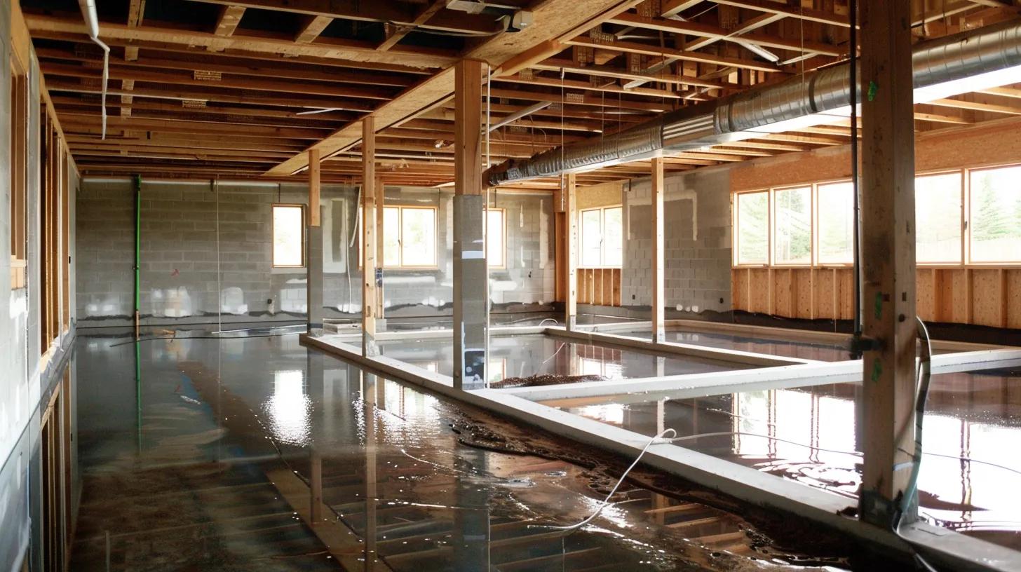 basement waterproofing house layout